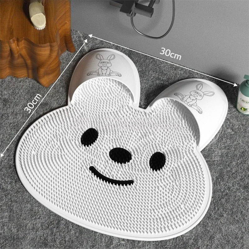 White Footsly with dimensions labeled 30cm x 30cm
